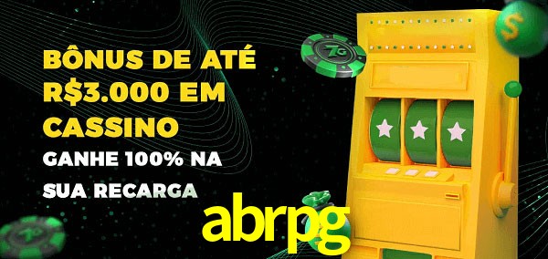 abrpg melhor bônus de depósito