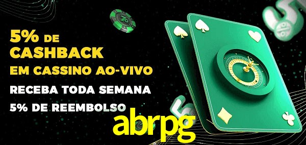 Promoções do cassino ao Vivo abrpg